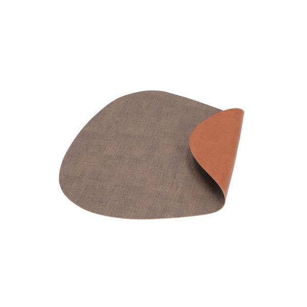 Produktbild: HTI-Living Tischset PVC Stone Cognac / Braun meliert 4er Set
