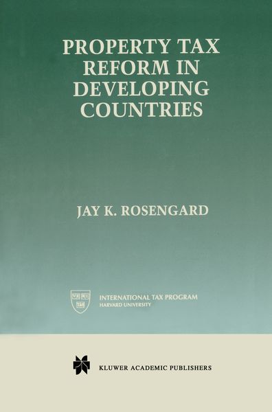 Produktbild: Property Tax Reform in Developing Countries