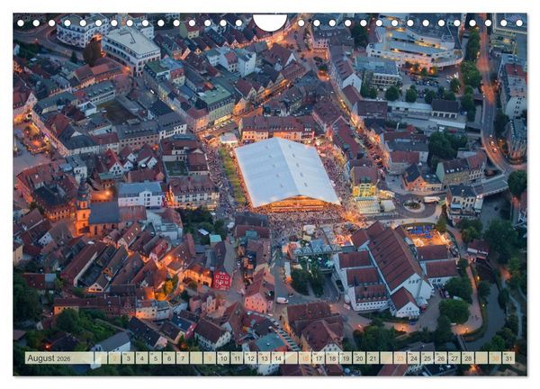 Produktbild: Oberfranken aus der Vogelperspektive (Wandkalender 2026 DIN A4 quer), CALVENDO Monatskalender