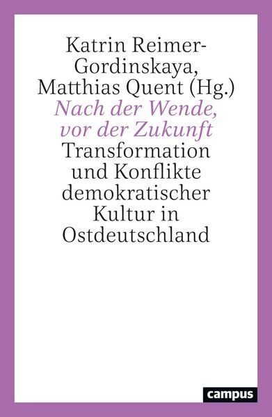 Produktbild: Nach der Wende, vor der Zukunft