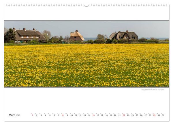 Produktbild: Emotionale Momente: Sylt de Luxe - die sch&ouml;nste deutsche Insel. (hochwertiger Premium Wandkalender 2026 DIN A2 quer), Kunstdruck in Hochglanz