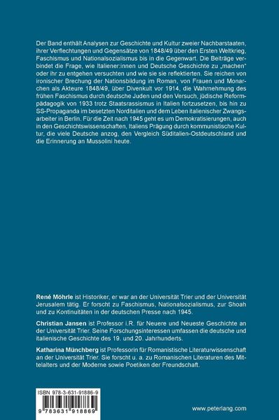 Produktbild: Italien Deutschland transnational