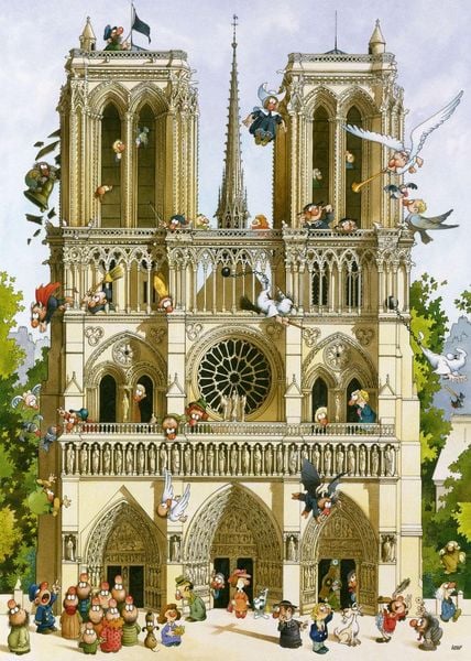 Produktbild: Vive Notre Dame! Puzzle