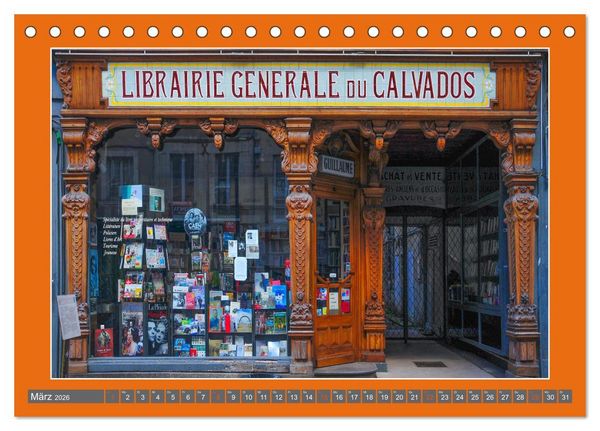 Produktbild: Hereinspaziert &ndash; Ladenfronten in Frankreich (Tischkalender 2026 DIN A5 quer), CALVENDO Monatskalender