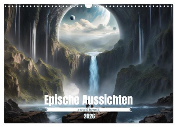 Produktbild: Epische Aussichten (Wandkalender 2026 DIN A3 quer), CALVENDO Monatskalender