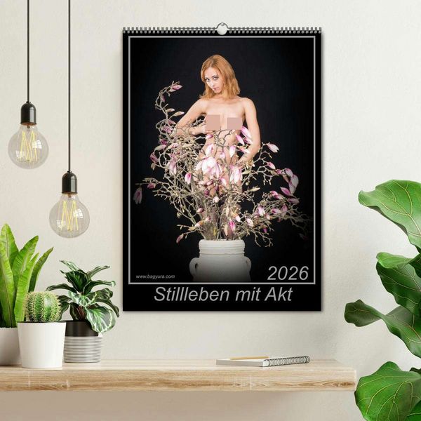 Produktbild: Stillleben mit Akt (Wandkalender 2026 DIN A2 hoch), CALVENDO Monatskalender