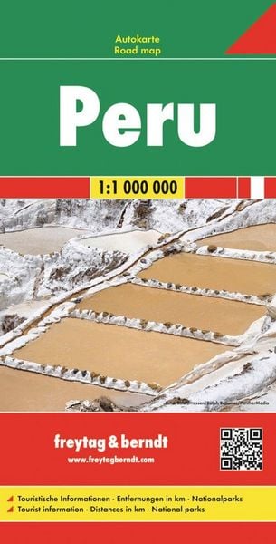 Produktbild: freytag & berndt Stra&szlig;enkarte Peru 1:1 Mio.