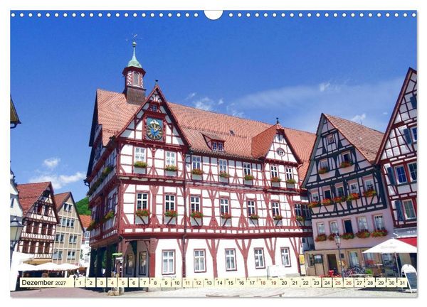 Produktbild: Unterwegs in Bad Urach (Wandkalender 2027 DIN A3 quer), CALVENDO Monatskalender