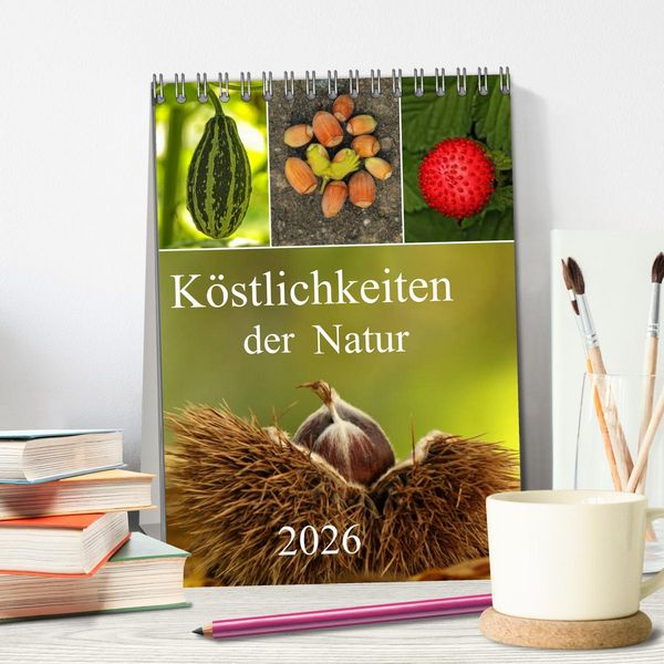 Produktbild: K&ouml;stlichkeiten der Natur 2026 (Tischkalender 2026 DIN A5 hoch), CALVENDO Monatskalender