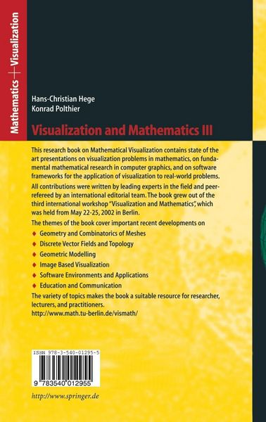 Produktbild: Visualization and Mathematics III