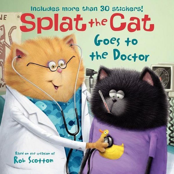 Produktbild: Splat the Cat Goes to the Doctor