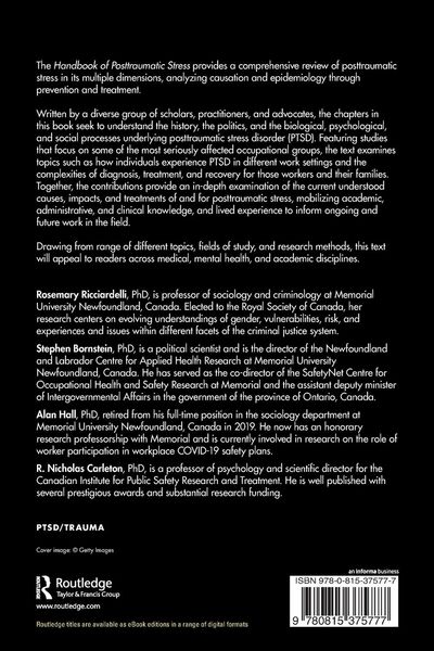 Produktbild: Handbook of Posttraumatic Stress