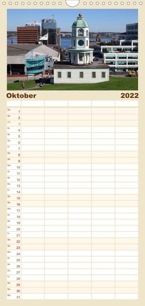 Produktbild: Familienplaner Kanadas Osten (Wandkalender 2022 , 21 cm x 45 cm, hoch)