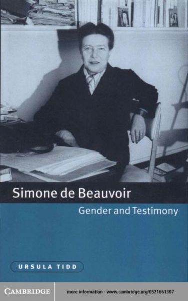 Produktbild: Simone de Beauvoir, Gender and Testimony