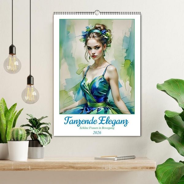 Produktbild: Tanzende Eleganz (Wandkalender 2026 DIN A2 hoch), CALVENDO Monatskalender