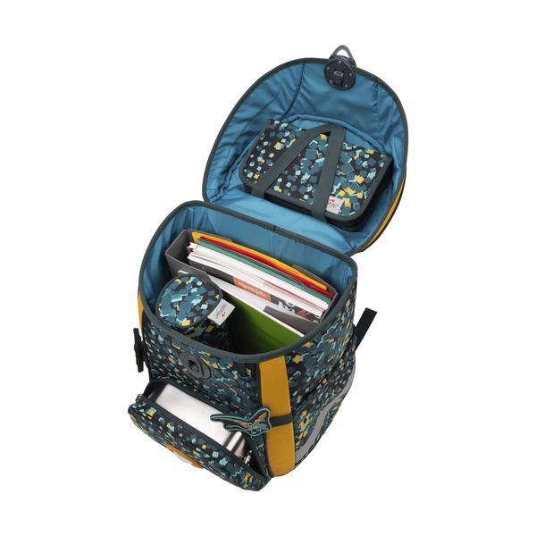 Produktbild: DerDieDas Schulranzen Set ErgoFlex Easy, Schulranzen Set, 5tlg, Dino Time