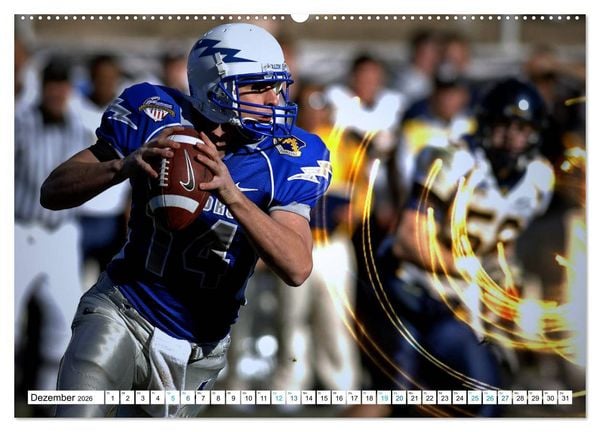 Produktbild: HEROES - American Football (Wandkalender 2026 DIN A2 quer), CALVENDO Monatskalender