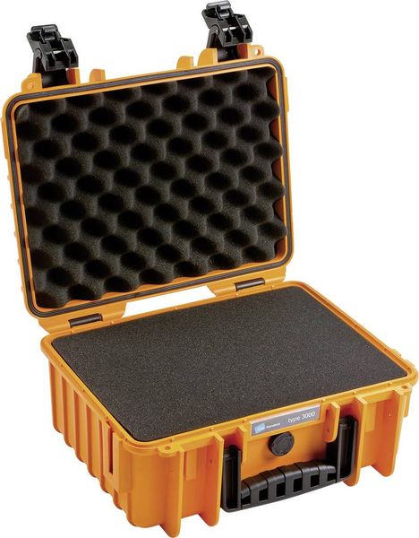 Produktbild: B & W International Outdoor Koffer outdoor.cases Typ 3000 32.6 l (B x H x T) 365 x 295 x 170 mm Orange 3000/O/SI