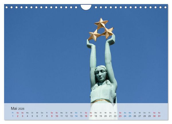 Produktbild: Riga - Paris des Ostens (Wandkalender 2026 DIN A4 quer), CALVENDO Monatskalender