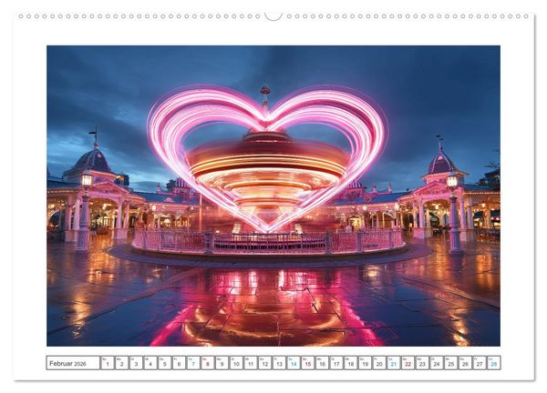 Produktbild: Farbst&uuml;rme der Nacht (hochwertiger Premium Wandkalender 2026 DIN A2 quer), Kunstdruck in Hochglanz