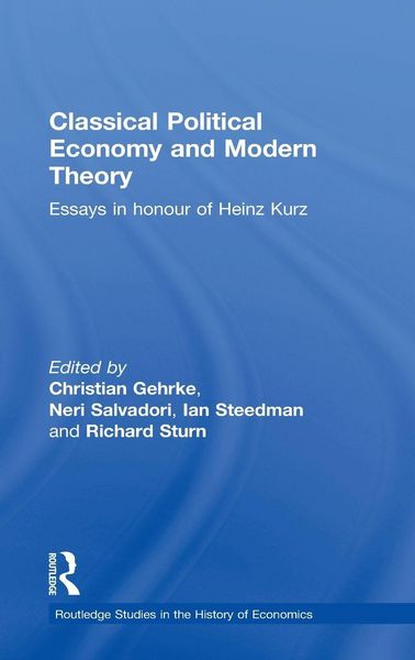 Produktbild: Classical Political Economy and Modern Theory