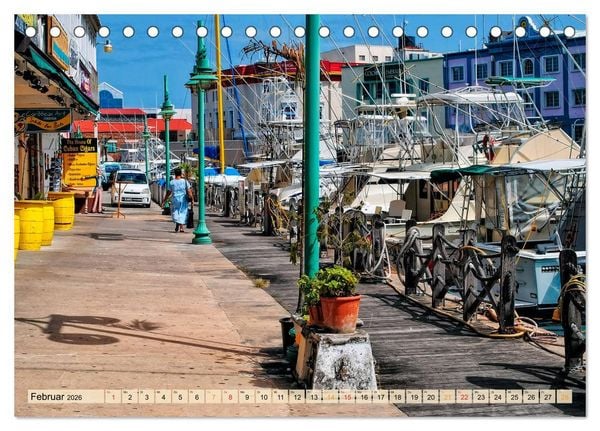 Produktbild: Sch&ouml;ne H&auml;fen zwischen Island und Barbados (Tischkalender 2026 DIN A5 quer), CALVENDO Monatskalender