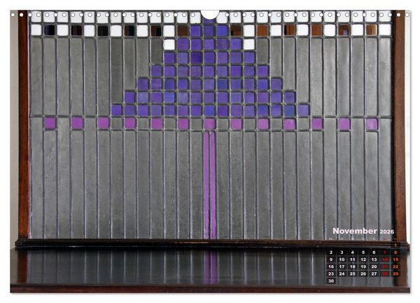 Produktbild: ArtDeco by Charles Rennie Mackintosh (Wandkalender 2026 DIN A3 quer), CALVENDO Monatskalender