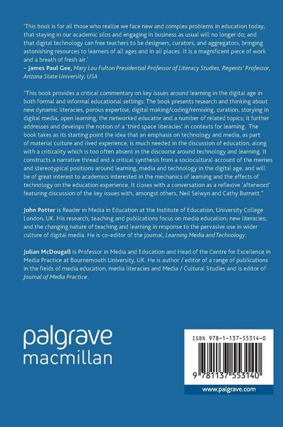 Produktbild: Digital Media, Culture and Education