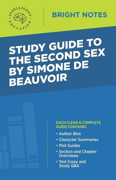 Produktbild: Study Guide to The Second Sex by Simone de Beauvoir