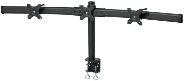 Produktbild: SpeaKa Professional Monitor-Tischhalterung SP-1664324 3 Display(s) 33,0 cm (13") - 61 cm (24") Schwarz H&ouml;henverstellbar, Schwenkbar, Rotierbar