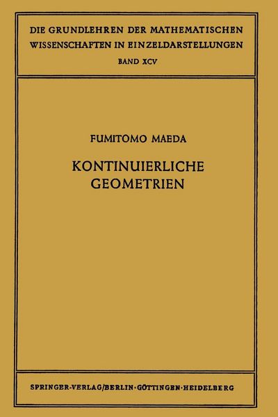 Produktbild: Kontinuierliche Geometrien