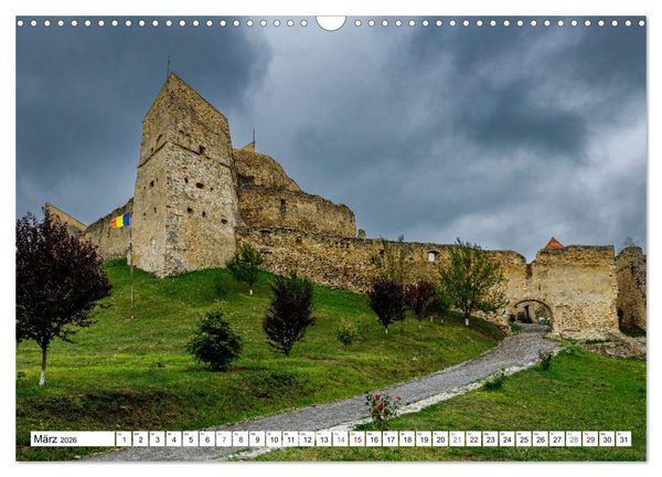 Produktbild: Rum&auml;niens ber&uuml;hmte Burgen (Wandkalender 2026 DIN A3 quer), CALVENDO Monatskalender