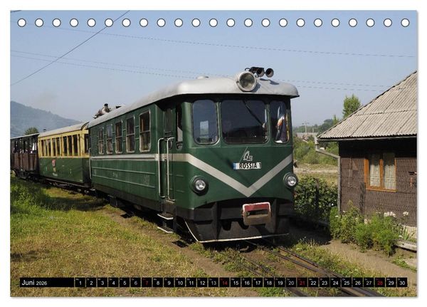 Produktbild: Entlang der Wassertalbahn - Auf schmaler Spur im Norden Rum&auml;niens (Tischkalender 2026 DIN A5 quer), CALVENDO Monatskalender