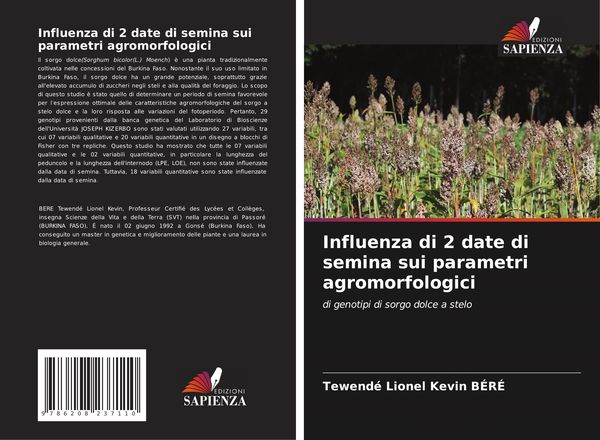 Produktbild: Influenza di 2 date di semina sui parametri agromorfologici