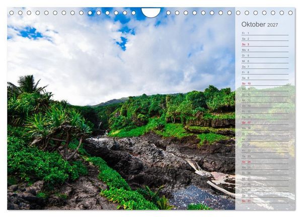 Produktbild: Malerisches Hawaii (Wandkalender 2027 DIN A4 quer), CALVENDO Monatskalender
