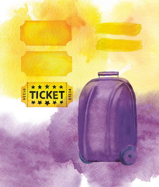 Produktbild: Malbuch Inside Out: Watercolor Europareise