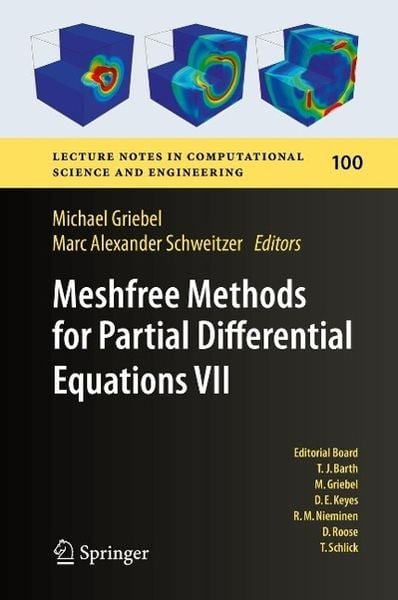 Produktbild: Meshfree Methods for Partial Differential Equations VII