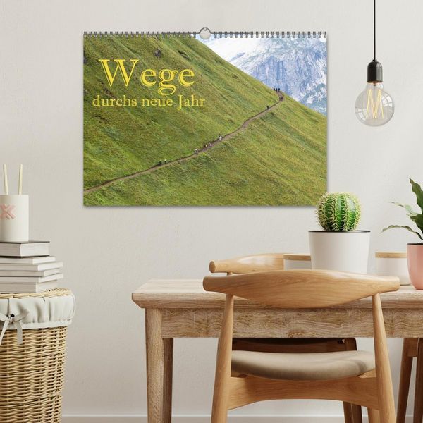 Produktbild: Wege durchs neue Jahr (Wandkalender 2026 DIN A3 quer), CALVENDO Monatskalender