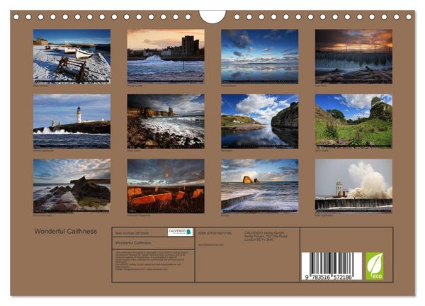 Produktbild: Wonderful Caithness (Wall Calendar 2026 DIN A4 landscape), CALVENDO 12 Month Wall Calendar