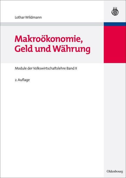 Produktbild: Makro&ouml;konomie, Geld und W&auml;hrung