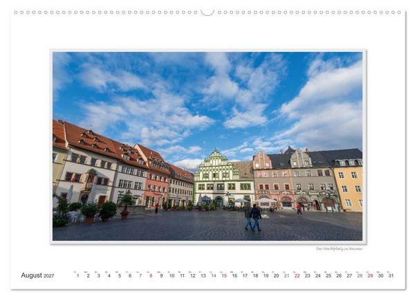 Produktbild: Emotionale Momente: Weimarer Ansichten. (hochwertiger Premium Wandkalender 2027 DIN A2 quer), Kunstdruck in Hochglanz