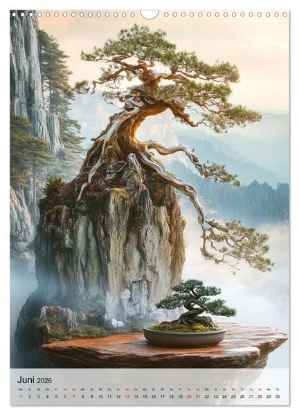 Produktbild: Die stille Kraft des Bonsai (Wandkalender 2026 DIN A3 hoch), CALVENDO Monatskalender