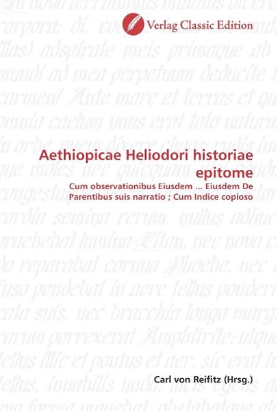 Produktbild: Aethiopicae Heliodori historiae epitome