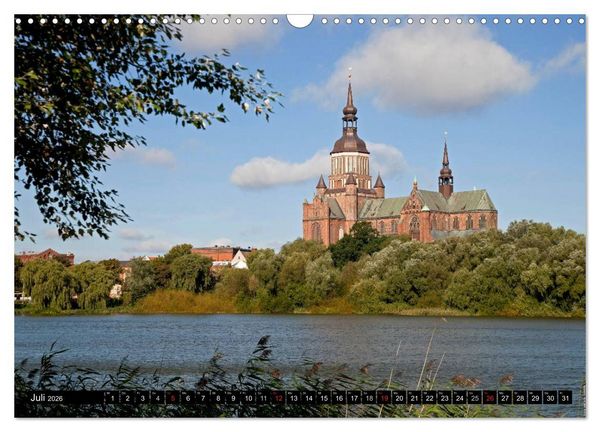 Produktbild: Hansestadt Stralsund (Wandkalender 2026 DIN A3 quer), CALVENDO Monatskalender