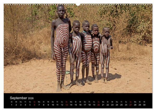 Produktbild: Landleben in &Auml;thiopien (Wandkalender 2026 DIN A2 quer), CALVENDO Monatskalender