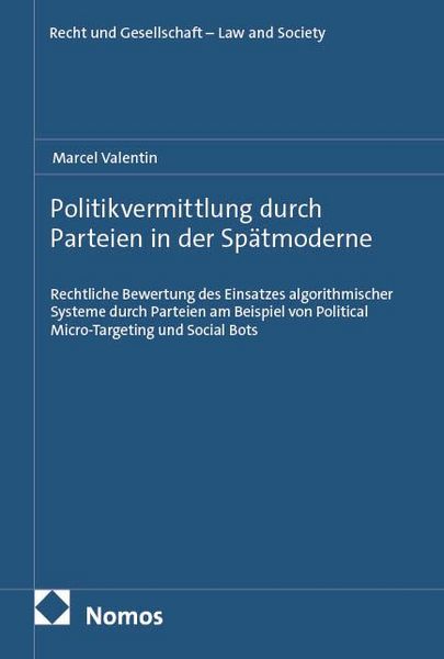 Produktbild: Politikvermittlung durch Parteien in der Sp&auml;tmoderne