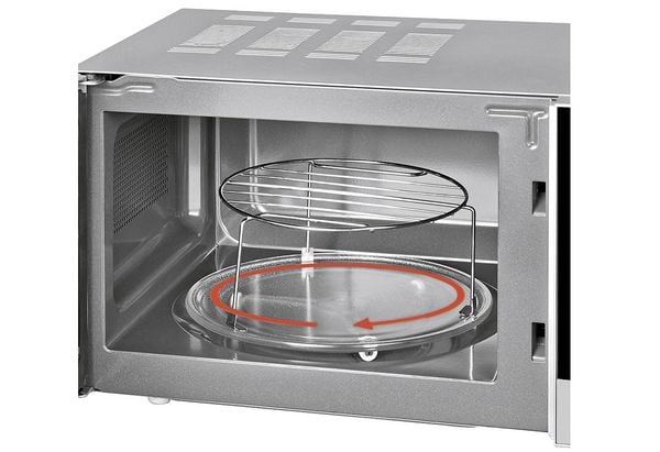 Produktbild: Severin MW 7771 Mikrowelle Schwarz/Silber 700 W Grillfunktion, Timerfunktion