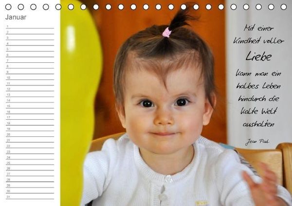 Produktbild: LEBENSGL&Uuml;CK (Tischkalender immerw&auml;hrend DIN A5 quer)