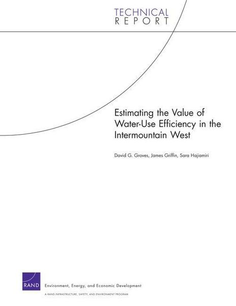 Produktbild: Estimating the Value of Water-Use Efficiency in the Intermountain West