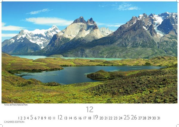 Produktbild: Patagonien Kalender 2027 &ndash; Wandkalender | Fotokalender S&uuml;damerika 35x50cm &ndash; mit beeindruckenden Fotos von Gletschern, Bergen & Wildnis, ideal als Geschenk & Deko